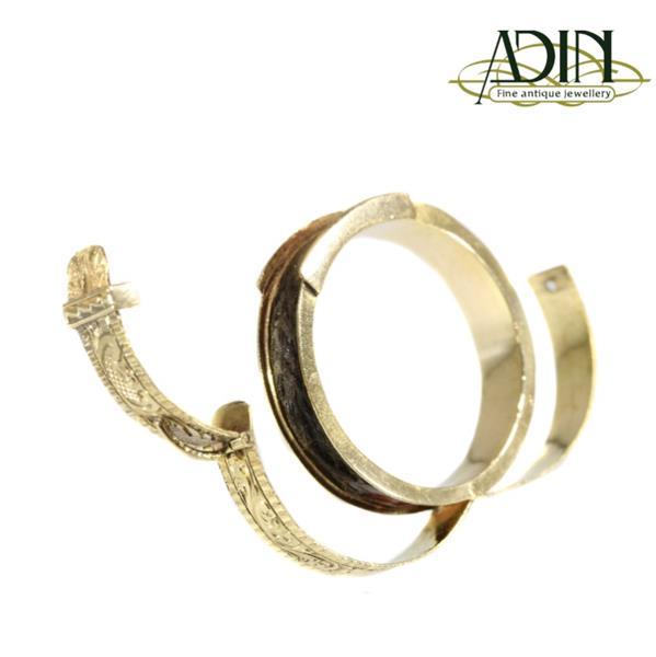 Grote foto antieke gouden ringen sieraden tassen en uiterlijk ringen voor haar