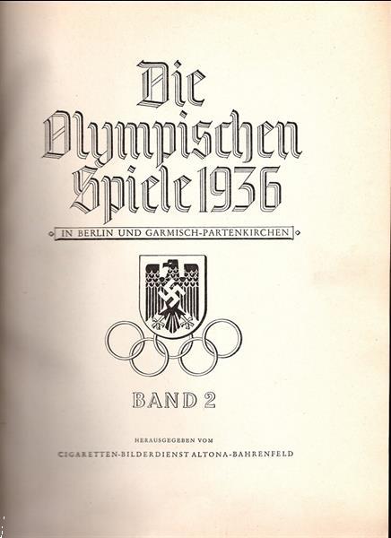 Grote foto olympia 1936 cigaretten bilderdienst altona bahren verzamelen boeken en tijdschriften