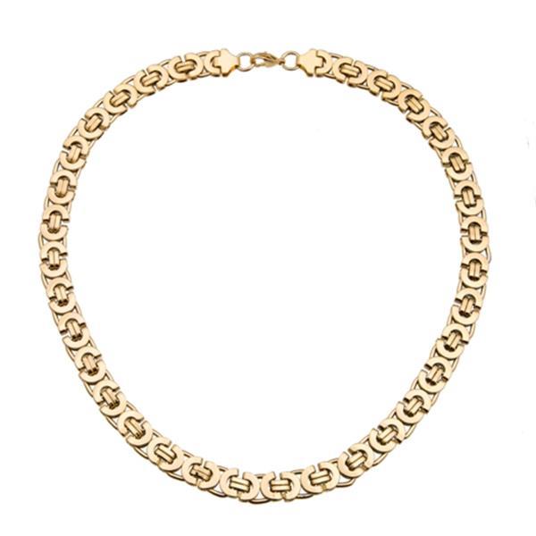 Grote foto heren koningsketting schakel 61 cm 316l staal sieraden tassen en uiterlijk kettingen