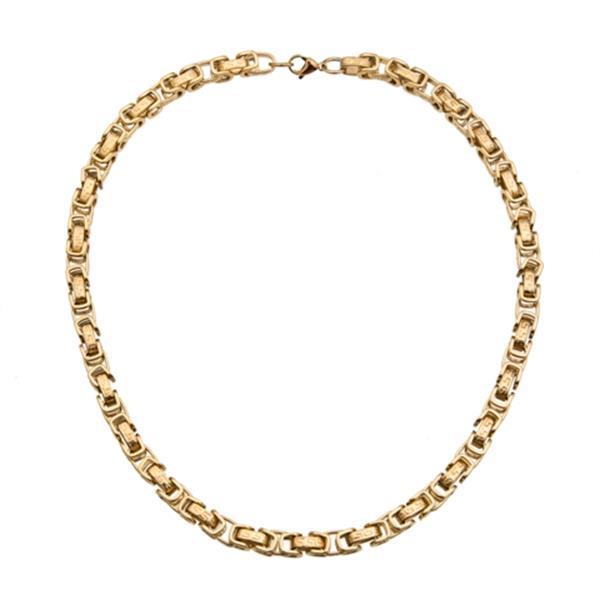 Grote foto heren koningsketting schakel 61 cm 316l staal sieraden tassen en uiterlijk kettingen