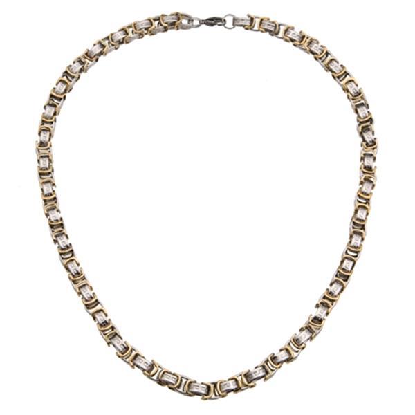 Grote foto heren koningsketting schakel 61 cm 316l staal sieraden tassen en uiterlijk kettingen