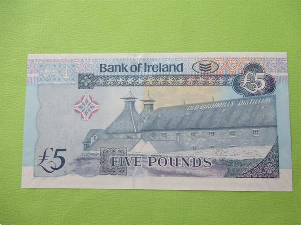 Grote foto northern ireland 5 pounds 088 unc postzegels en munten niet eurobiljetten