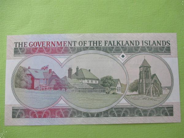 Grote foto falkand islands 10 pounds 2011 p18 unc postzegels en munten amerika