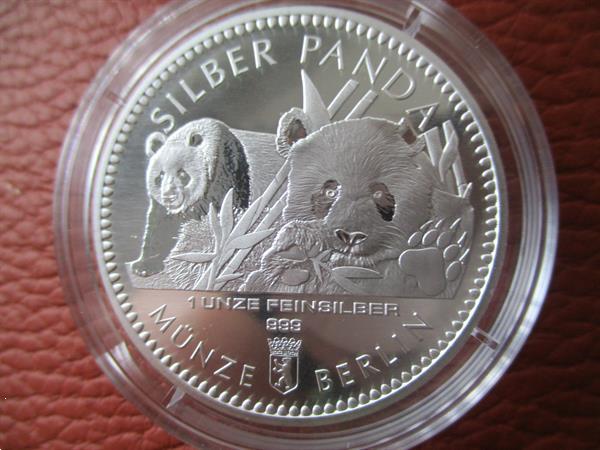 Grote foto 1 oz zilver panda 2016 berlin postzegels en munten niet euromunten