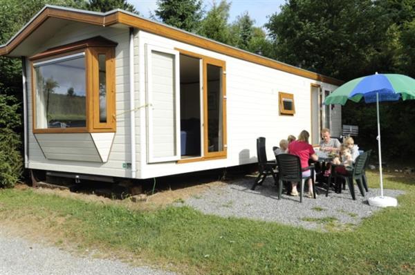 Grote foto stacaravan 5p op camping met zwembad la roche vakantie belgi