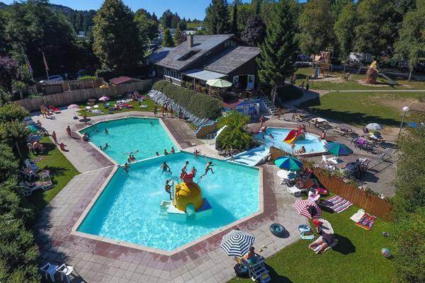 Grote foto stacaravan 5p op camping met zwembad la roche vakantie belgi