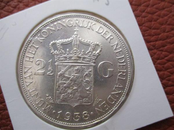 Grote foto wilhelmina 1938 rijksdaalder zilver w17 postzegels en munten nederland
