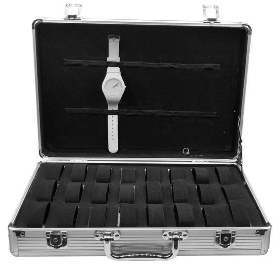 Grote foto aluminium koffer voor armbanden horloges sieraden tassen en uiterlijk koffers