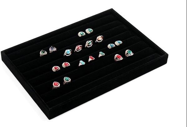 Grote foto display ringen bak fluweel afmeting 70cm x 40cm sieraden tassen en uiterlijk overige