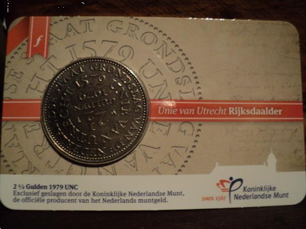 Grote foto exclusieve coincard 2 gulden unie v utrecht postzegels en munten nederland