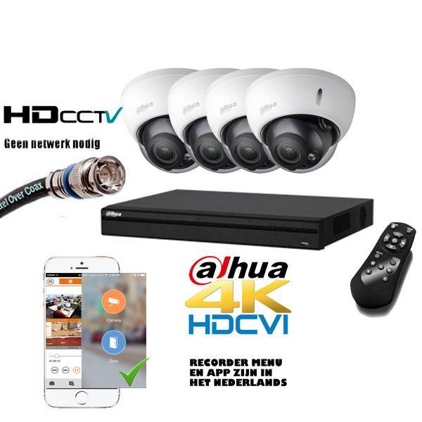 Grote foto 4k ultra hd bewakingscamera set. ai systeem audio tv en foto videobewakingsapparatuur