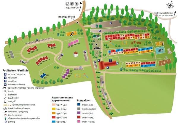 Grote foto bungalow voor 6 p.luxemburg op park met zwembad vakantie belgi