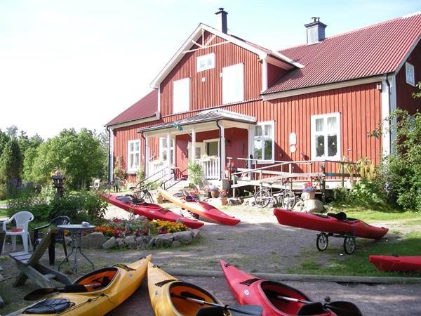 Grote foto gezellige herberg in zweden vakantie europa noord