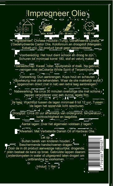 Grote foto impregneer olie 5 liter huis en inrichting overige huis en inrichting