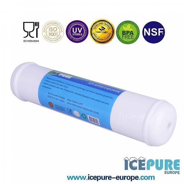 Grote foto inline sediment filter big van icepure icp aip25 5 micron doe het zelf en verbouw materialen en producten