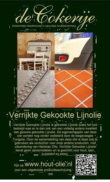 Grote foto verrijkte gekookte lijnolie 5x1 liter huis en inrichting overige huis en inrichting