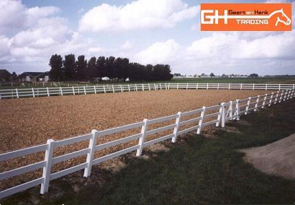 Grote foto rijbak bak kunststof paardenbak omheining dieren en toebehoren overige toebehoren