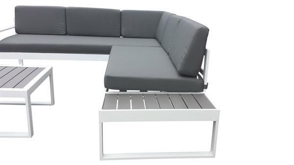 Grote foto aluminium hoek loungeset wit lisse eur 579 tuin en terras tuinmeubelen