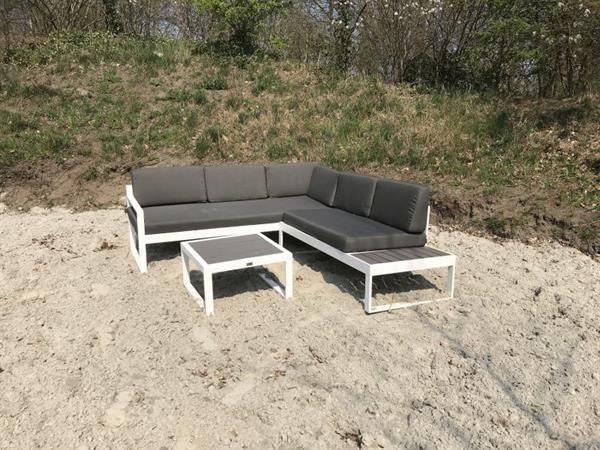 Grote foto aluminium hoek loungeset wit lisse eur 579 tuin en terras tuinmeubelen