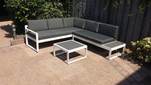 Grote foto aluminium hoek loungeset wit lisse eur 579 tuin en terras tuinmeubelen