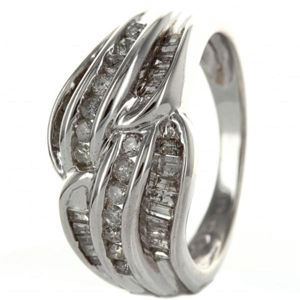 Grote foto ring14 karaat witgoud met 40 diamanten sieraden tassen en uiterlijk ringen voor haar