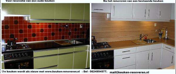 Grote foto keuken renoveren met nieuwe deurtjes huis en inrichting complete keukens
