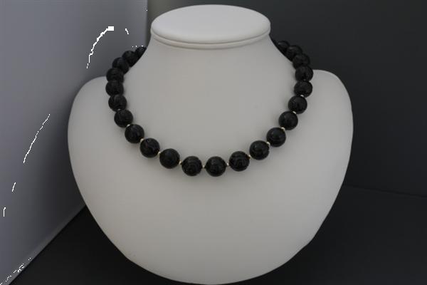Grote foto collier oorhanger set van onyx sieraden tassen en uiterlijk kettingen
