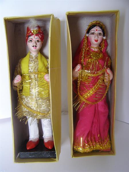 Grote foto maharadja uit india verzamelen poppen