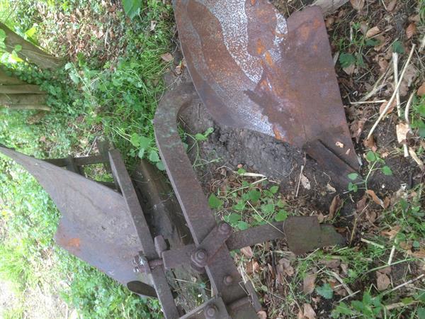 Grote foto kantelploeg agrarisch landbouw
