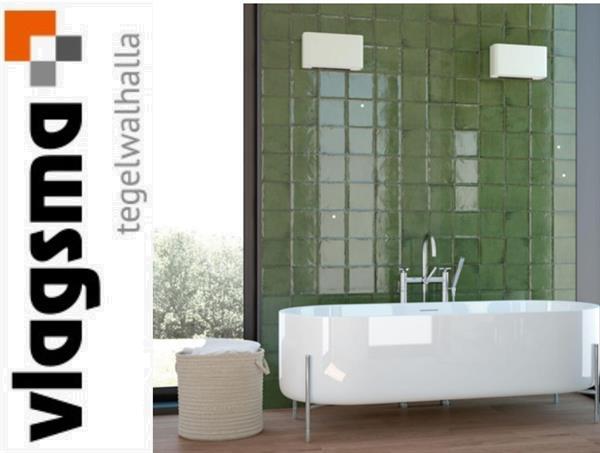 Grote foto olijf groene nostalgische badkamertegels doe het zelf en verbouw tegels