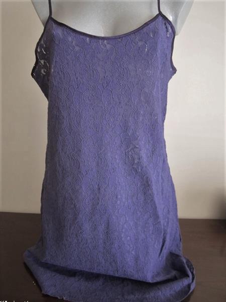 Grote foto frivool jurkje in paarse doorzichtige kant large kleding dames ondergoed en lingerie