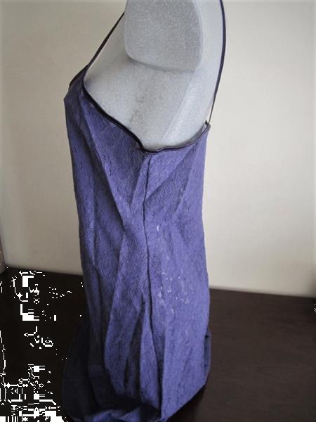 Grote foto frivool jurkje in paarse doorzichtige kant large kleding dames ondergoed en lingerie