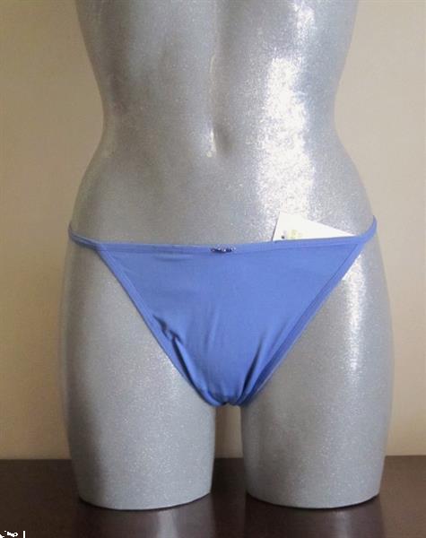 Grote foto hemelsblauwe string met blauwe strass s m l kleding dames ondergoed en lingerie