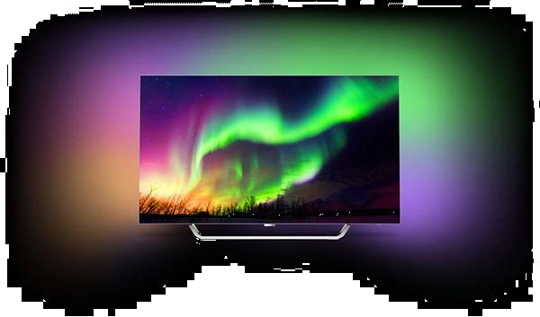 Grote foto 55 inch smart tv oled ambilight audio tv en foto led tv