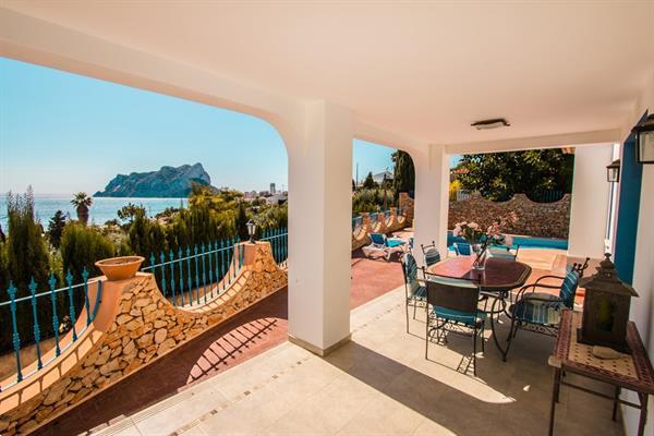 Grote foto villa met zeezicht in calpe costa blanca huizen en kamers bestaand europa