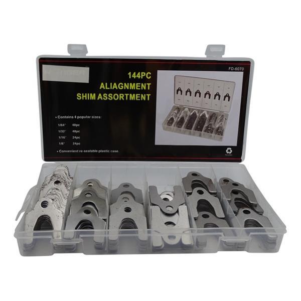 Grote foto assortimentsdoosje uitvul shims 144 dlg. auto onderdelen auto gereedschap