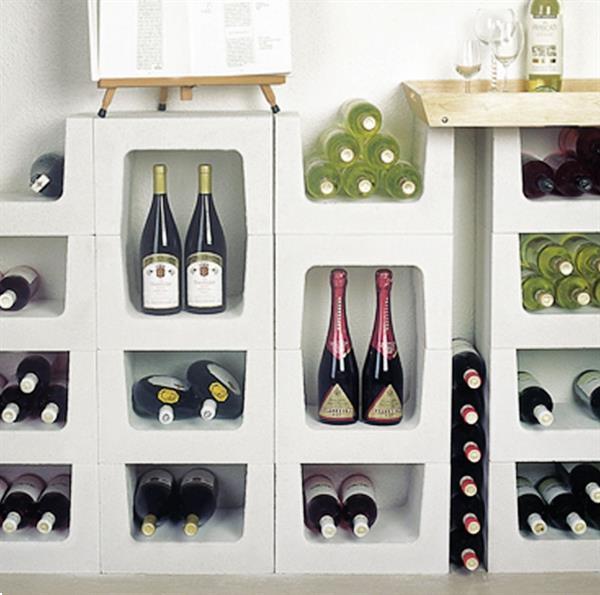 Grote foto stapelbaar stenen wijnrek pil huis en inrichting overige huis en inrichting