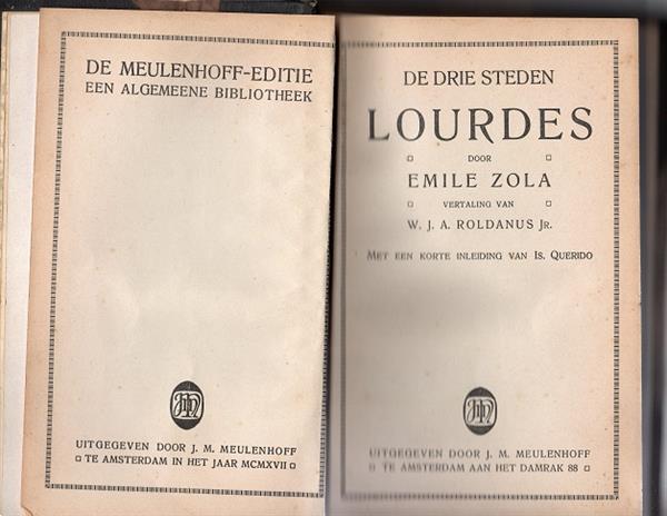 Grote foto 3 boeken van emile zola begin 20ste eeuw boeken literatuur