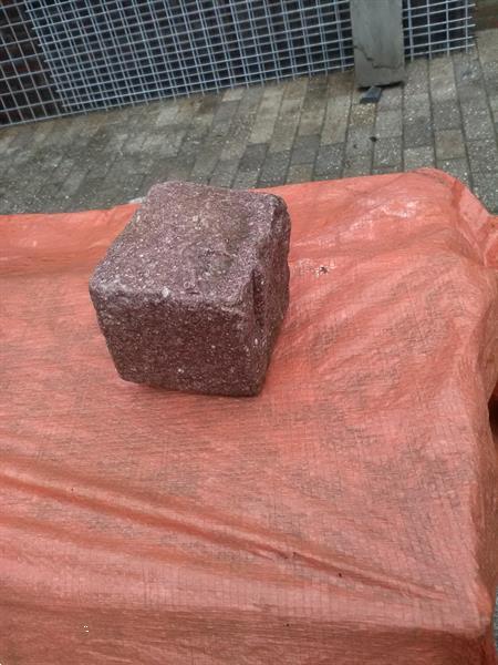 Grote foto granieten kinderkopjes italiaans porfier tuin en terras sierstenen en rotsen