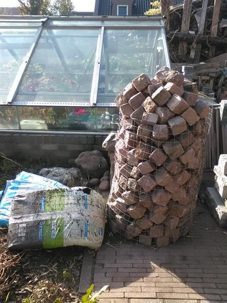 Grote foto granieten kinderkopjes italiaans porfier tuin en terras sierstenen en rotsen