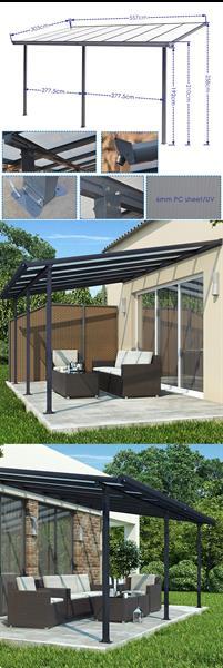 Grote foto luxe aluminium terrasoverkapping pergola tuin en terras veranda en overkappingen