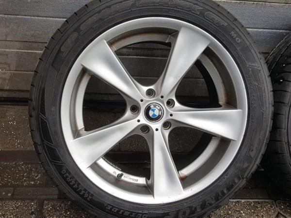 Grote foto set 20 inch bmw x5 x6 velgen style 128 banden auto onderdelen banden en velgen