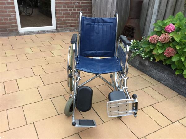 Grote foto vouwbare rolstoel met verstelbare beensteunen beauty en gezondheid rolstoelen