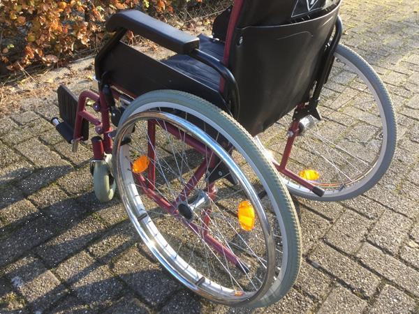Grote foto rolstoel bischoff opvouwbaar volrubber banden beauty en gezondheid rollators