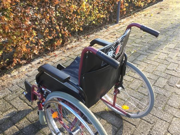 Grote foto rolstoel bischoff opvouwbaar volrubber banden beauty en gezondheid rollators