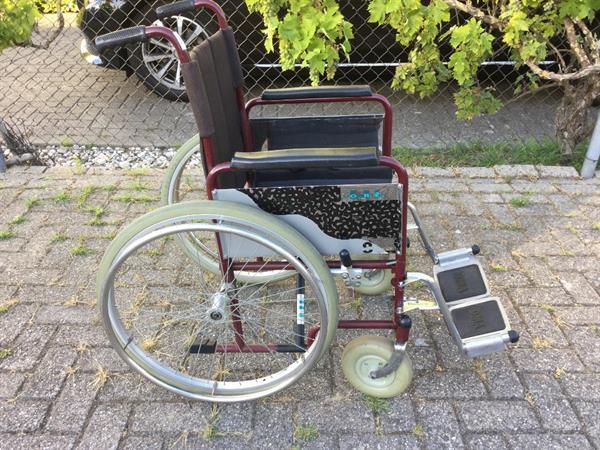 Grote foto rolstoel morrien volrubber antilekbanden beauty en gezondheid rollators
