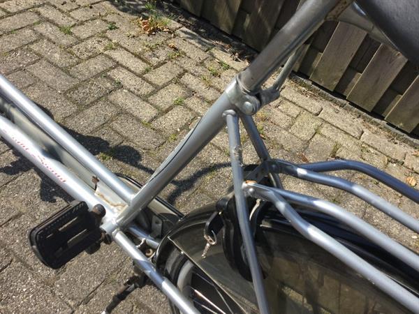 Grote foto ouder kind tandem fiets duofiets fietsen en brommers bakfietsen