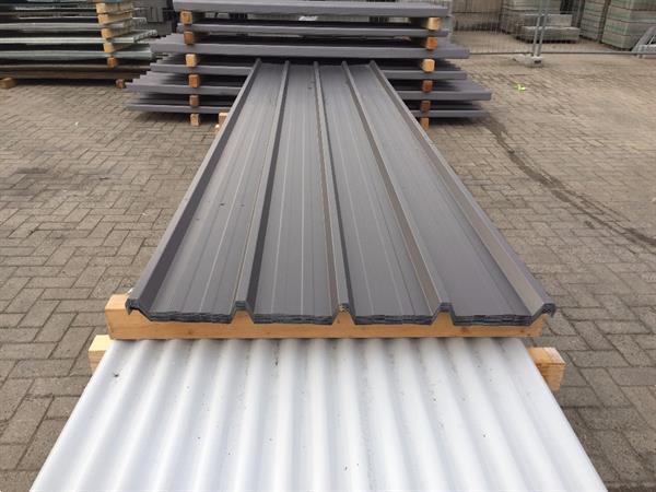 Grote foto damwandplaten metaal grijs dak gevelplaten doe het zelf en verbouw materialen en producten