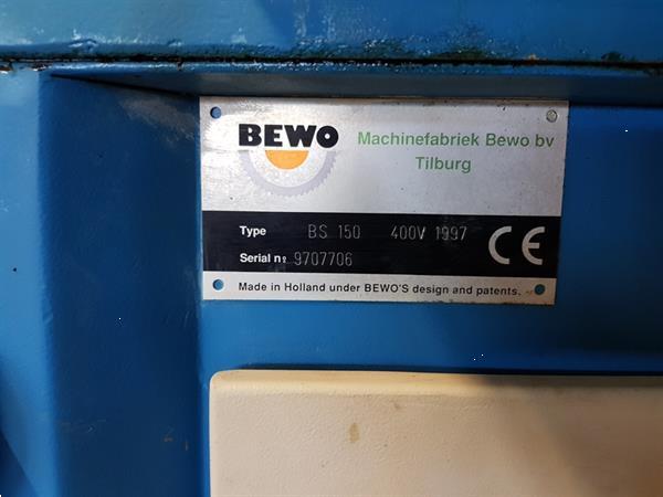 Grote foto bewo bandzaag bs150 met koeling handbediende zaagmachine 400v dealer bewo machines doe het zelf en verbouw zaagmachines