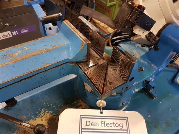 Grote foto bewo bandzaag bs150 met koeling handbediende zaagmachine 400v dealer bewo machines doe het zelf en verbouw zaagmachines